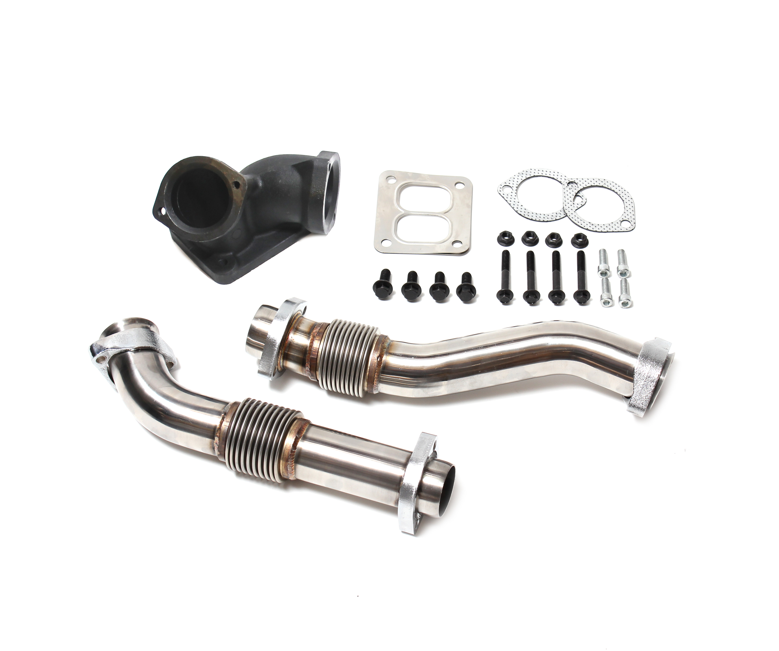 HD Stainless Steel Bellowed Up Pipe Kit SS304 - 94-97 Ford 7.3L Powerstroke Diesel Questions & Answers